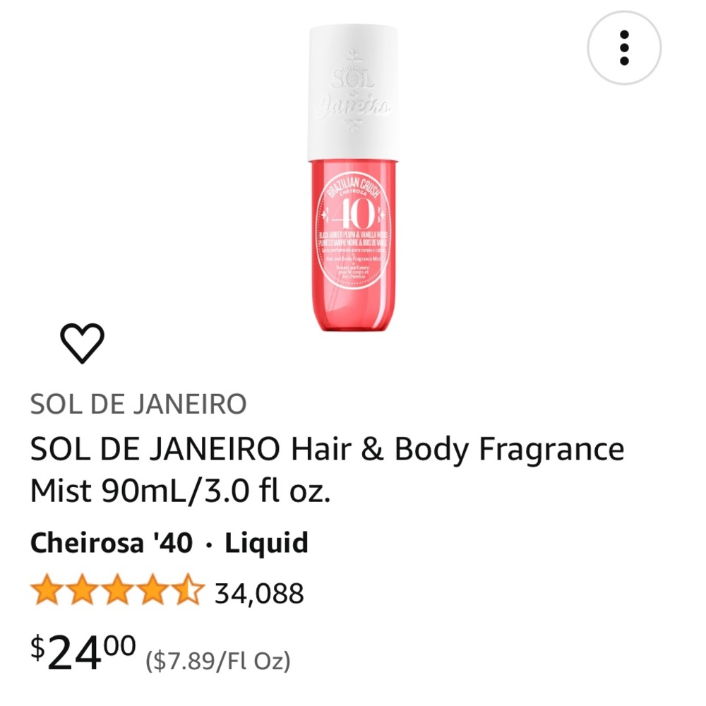 Sol de janeiro Brazilian crush 40 spray